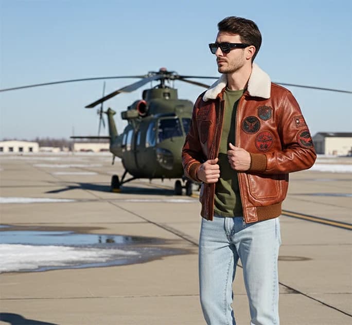 Men Aviator Jacket