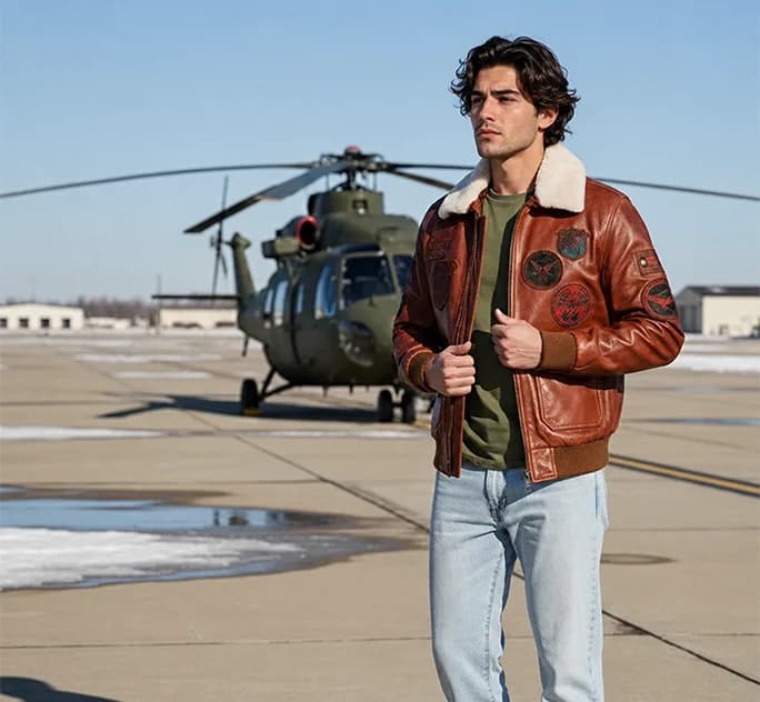 Men Aviator Jacket