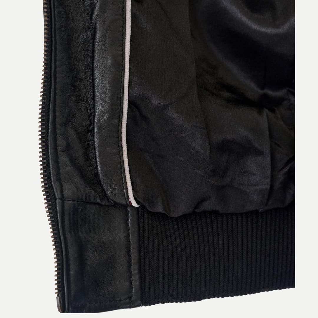 Women bomber Leather Jacket