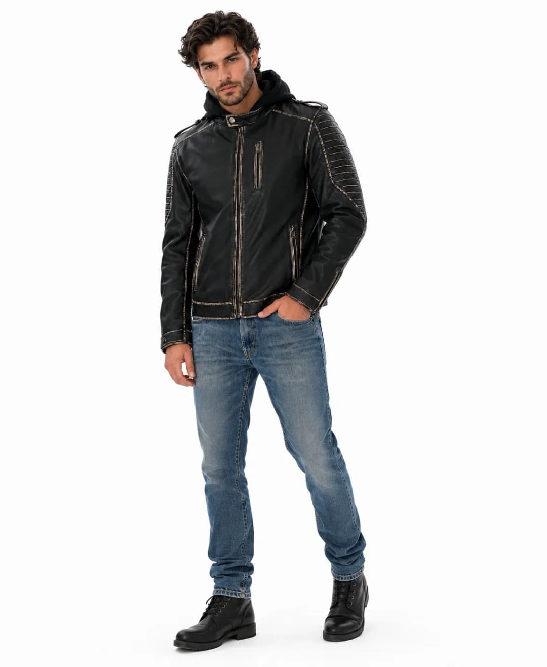 Suicide SquSuicide Squad Jocker Mens Leather Biker Jacketad Jocker Mens Leather Biker Jacket_3